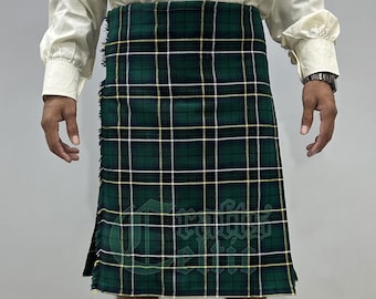 Handmade MacAlpine Modern Tartan Kilt: 8 Yard Acrylic Wool