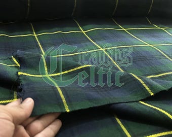 Johnstone Modern Tartan Fabric: 16Oz Acrylic Wool, 54" Wide