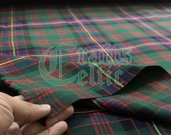 Tela de tartán moderno Cochrane: lana acrílica de 16 oz, 54" de ancho