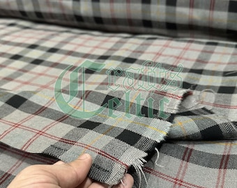Harris Family Tartan Fabric: 16Oz Acrylic Wool, 54" Wide