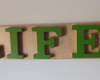 Décoration murale en bois 3D