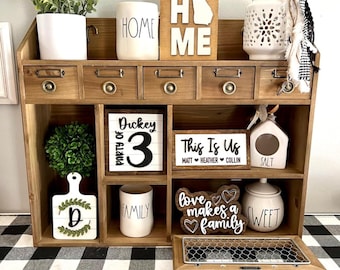 Farmhouse Wall Mounted Medicine Cabinet | Toilet Storage Cabinet | Bathroom Storage | Storage Cabinet | Wall Cabinet | Spice Cabinet