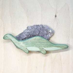 Nessie wooden toy, Loch Ness monster figurine, cryptid figurine, mythological creatures, wood toys for toddlers