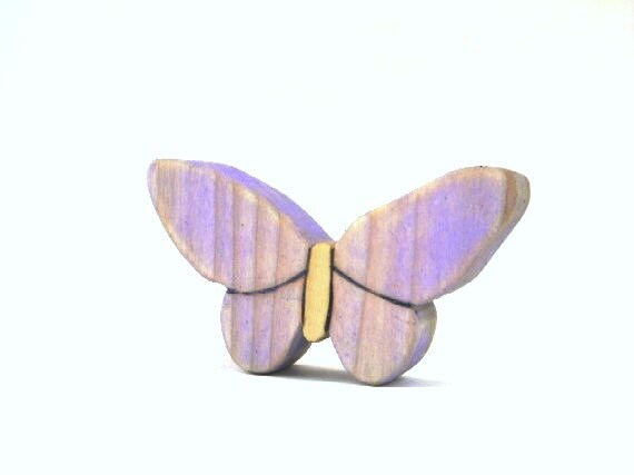 wooden butterfly toy