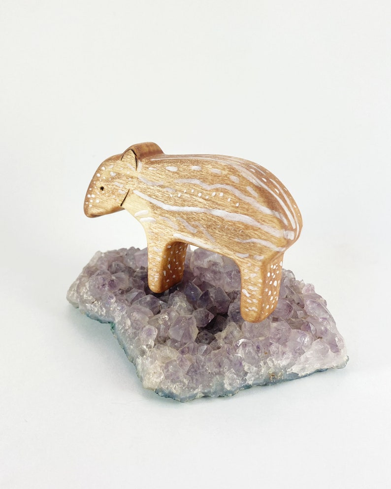 wooden toy animals tapir, waldorf toys for toddlers Bild 2