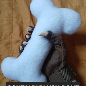 Squeaky Fursuit Plush Bone Toy Prop (3 Sizes)