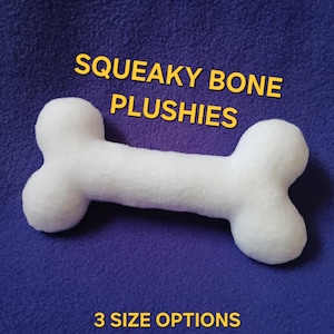 Squeaky Fursuit Plüsch Knochen Spielzeug (3 Größen)
