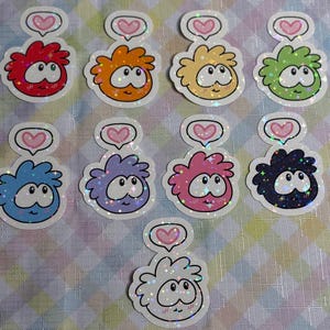Club penguin PUFFLE stickers