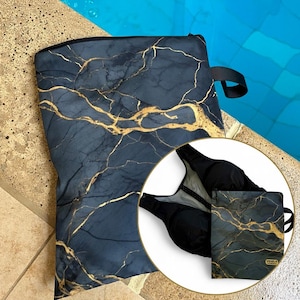 Waterproof Swimsuit Pouch, waterproof bag, swimsuit bag, sports and beach bag, swimsuit wet bags