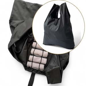 Foldable Bag, Reusable Shopping Bags, Lightweight bag for packaging groceries, Tote Bag Handmade, Oversized Foldable Bag