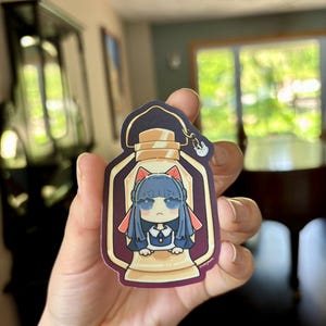 Chibi Mad Father Aya Aufkleber | Anime | Rollenspiel Horror | Niedliches Kawaii für Journal Planer Laptop Wasserflasche Handy | Schreibwaren | Mattes Vinyl