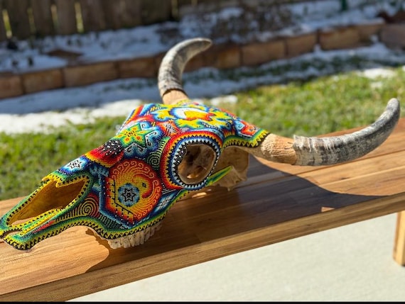 Cow Skull Wixarika (huichol)