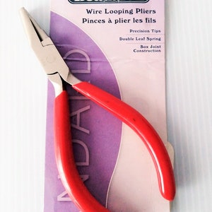 Beadalon Wire Looping Pliers with Precision Tips and Double Leaf Spring