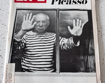 1968 Pablo Picasso • Revista Life • Arte • Cartel de Campbell • Folleto de Ford