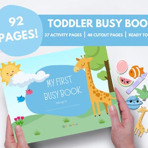 Busy Book Printable, Toddler Learning Binder, Preschool Activities, Homeschool Resources, Montessori Materials, Kids Quiet Book, Digital