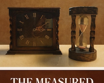 Vintage Smiths Kaminuhr & Pink Sand Sanduhr - Timekeeper Duet