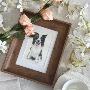 Custom Watercolor Dog Portrait from Photo, Hand-Painted Pet Memorial Art, Personalized Pet Painting, Gift for Pet Lovers & Memorial Keepsake