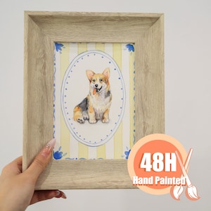 Custom Watercolour Pet Portrait Watercolour Portraits Using Pet Photo Personalised Dog Portraits Pet  Painting Personalised Pet Art Gift