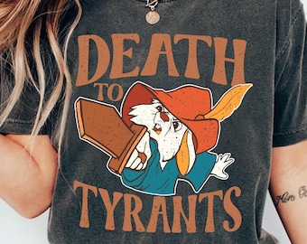 Vintage Skippy Rabbit Death To Tyrants Comfort Colors shirt, Disney Robin Hood Movie Shirt, WDW Magic Kingdom Disneyland Family Vacation Tee