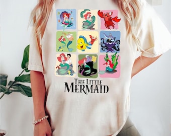 Comfort Colors The Little Mermaid Shirt, Women's Little Mermaid Ariel Shirt, Ariel Mermaid Shirt, Disney Ariel Shirt, Disney Trip tshirt