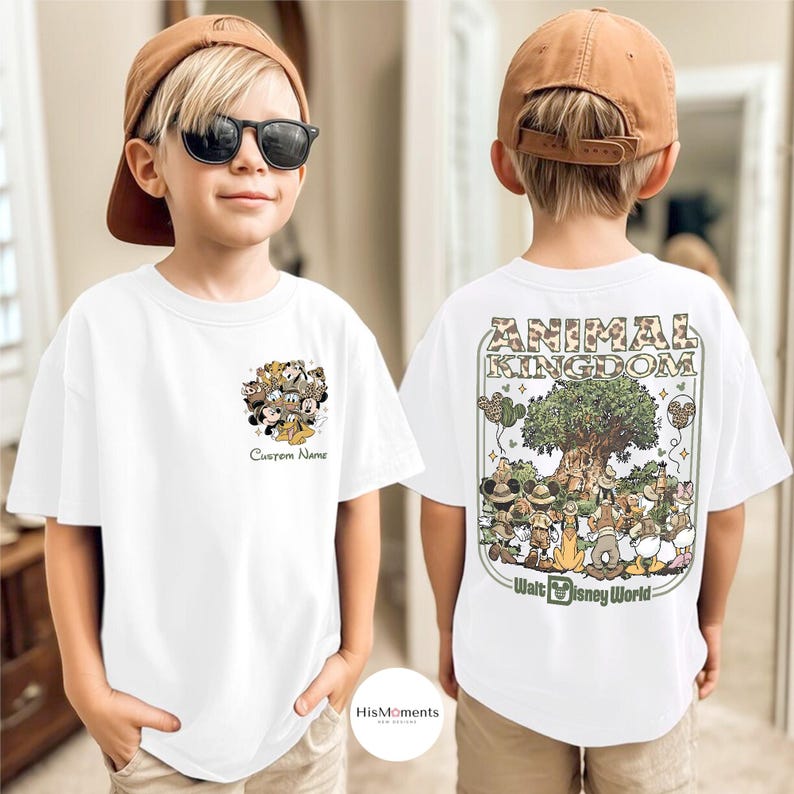 Disney Mickey & Friends Animal Kingdom Safari Mode Shirt, Walt Disney World Trip Tee, Let's Get Wild Gift Shirt, Disneyland Holiday Family bild 5