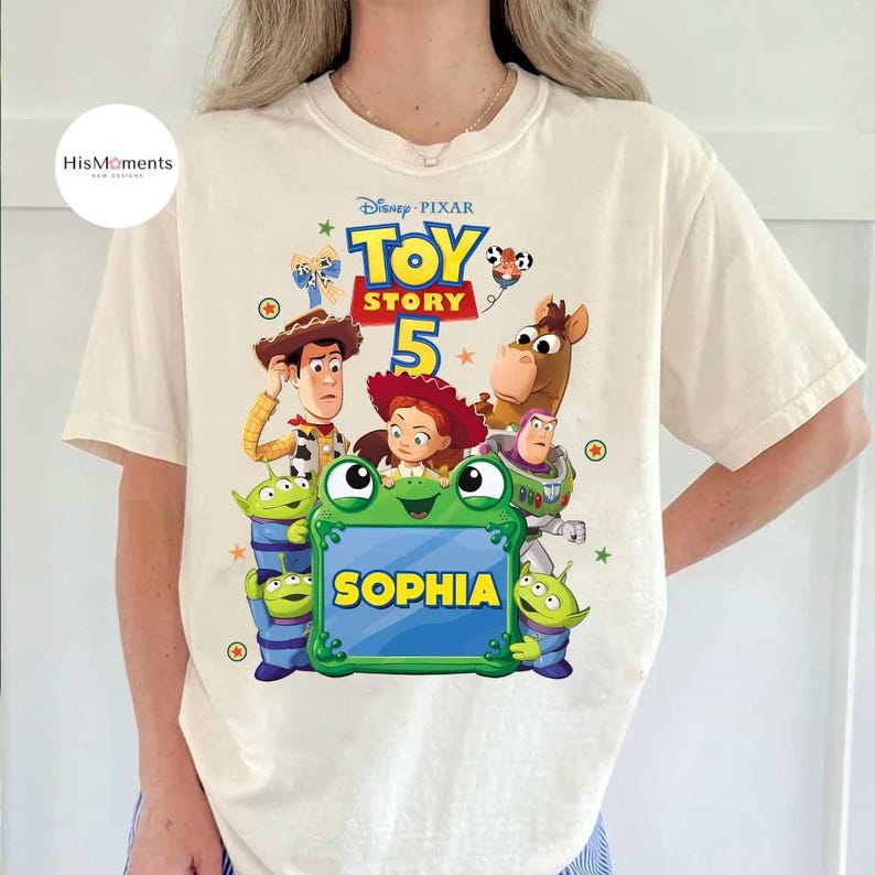Personalized Toy Story 5 shirts, Toy Story Birthday Shirt, Toy Story Characters Tee, You've Got A Friend In Me shirt, Disney Family Vacation image 1