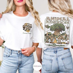 Disney Mickey & Friends Animal Kingdom Safari Mode Shirt, Walt Disney World Trip Tee, Let's Get Wild Gift Shirt, Disneyland Holiday Family bild 2