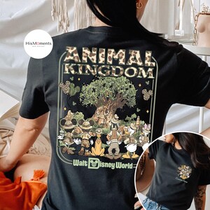 Disney Mickey & Friends Animal Kingdom Safari Mode Shirt, Walt Disney World Trip Tee, Let's Get Wild Gift Shirt, Disneyland Holiday Family bild 3