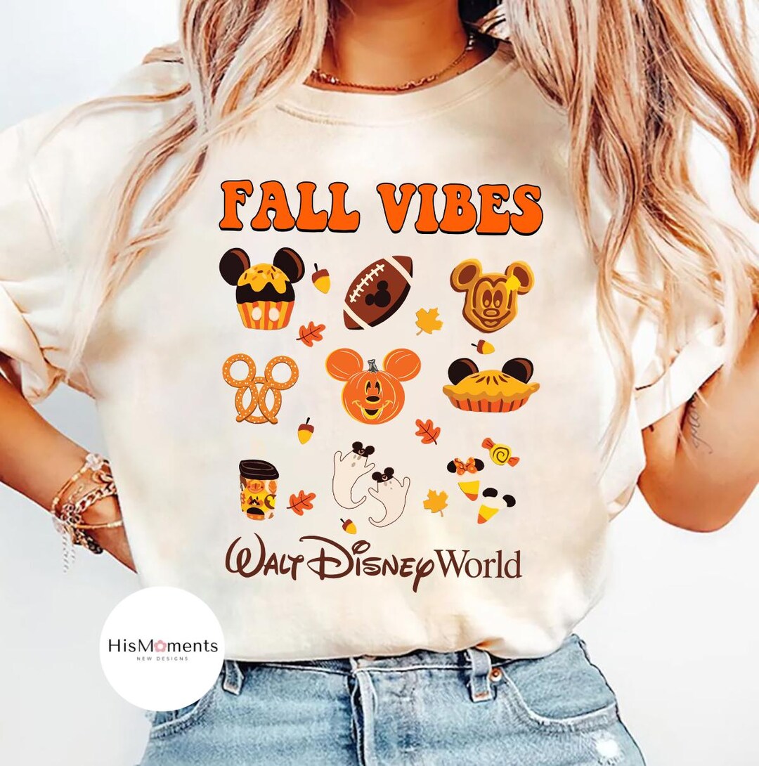 Retro Disney Fall Vibes T-shirt, Disney Halloween Shirt, Tis the Season ...
