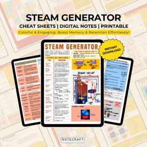 Stoomgenerator | Uitgebreide studiegids voor technische studenten | Retentie stimuleren en kernbegrippen onder de knie krijgen
