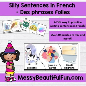 フランス語の文章を書くカードゲーム - 面白い文章を書いて、楽しくフランス語を練習しましょう!
