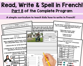 Plan de estudios de escritura en francés para estudiantes de FSL (Parte 8)