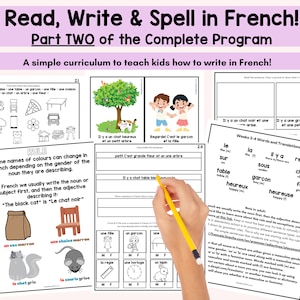 Scrittura francese per scrittori francesi principianti: un programma open and go per insegnare a scrivere in francese