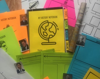 Interactive History Notebook For Any History Or Geography / Biography Study