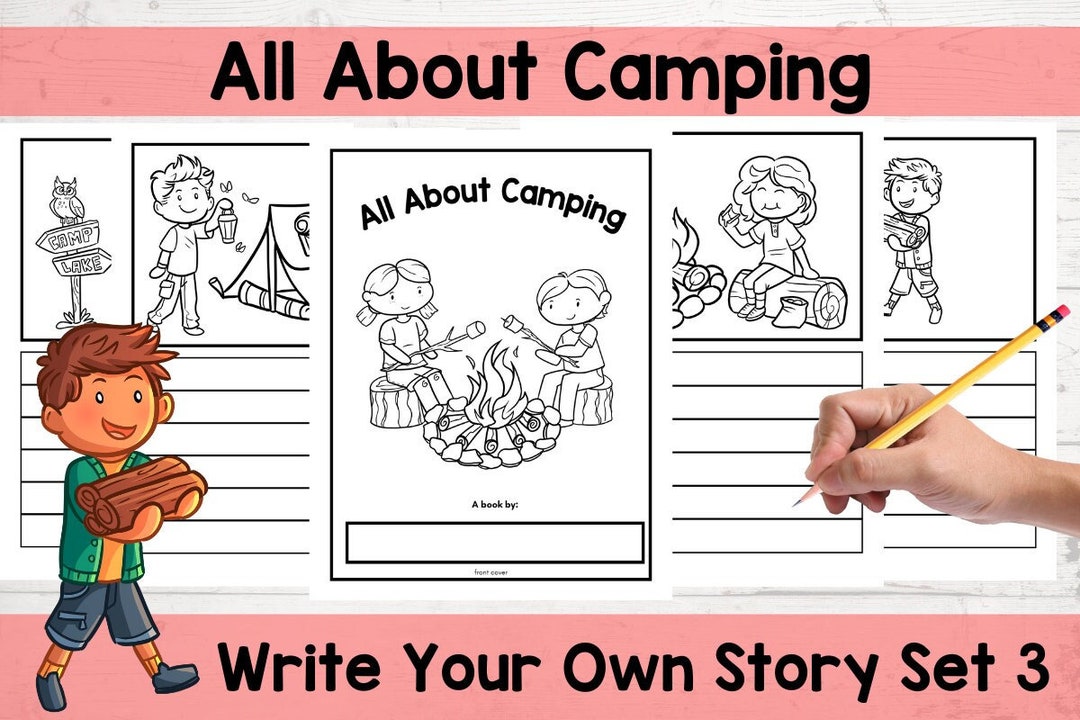 All About Camping Write Your Own Story Set for Homeschool or Classroom ...