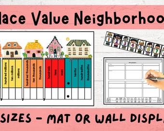 Unidad matemática de vecindario y valor posicional (descarga digital)