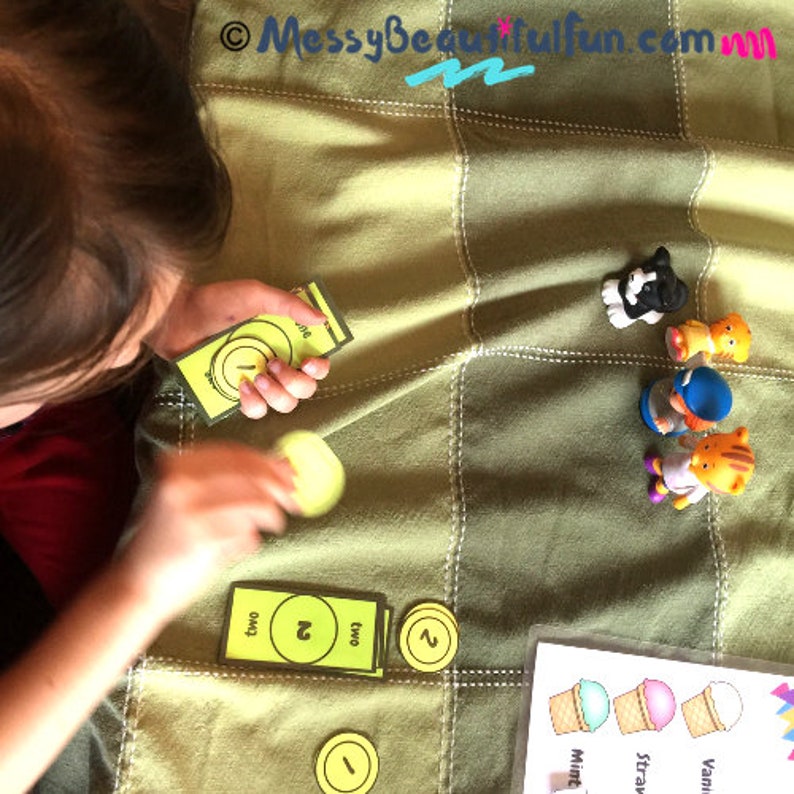 Skip Counting Ice Cream Shop – Math Practice Set (printable) - Etsy