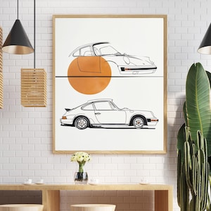 Super Car Posters, Sports Car Prints, Ferrari, Porsche, Race Car Posters, Father or Son Gift - Digital Download Files