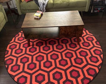 The Shining Rug: Overlook Hotel Inspired Geometric Carpet