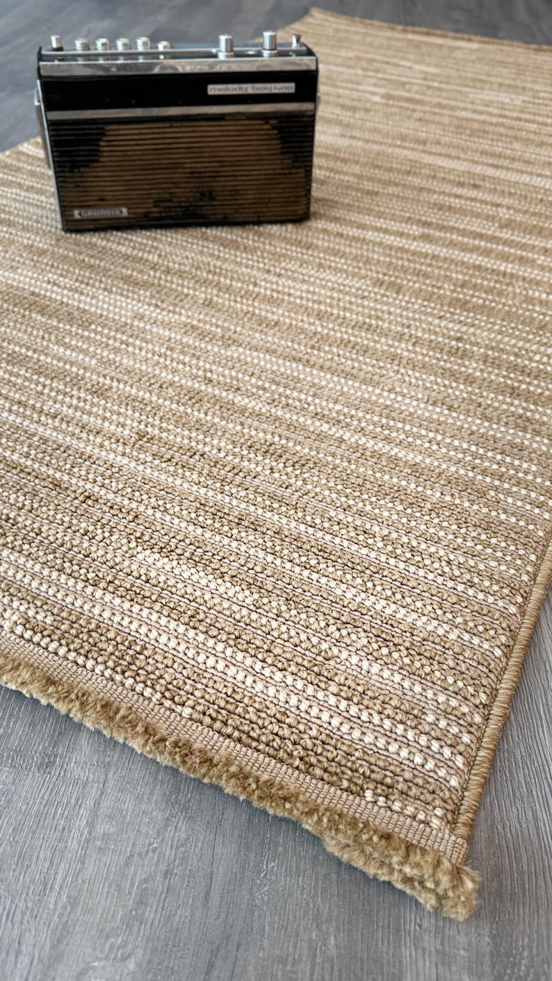 Knob Textured Rug Beige Sisal Rug, Flatweave Area Carpet, Custom Size - Etsy