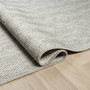 Alfombra de sisal gris claro: alfombra de tejido plano duradera para interiores y exteriores