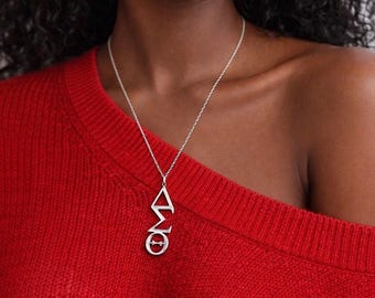 Delta Greek Letter Necklace