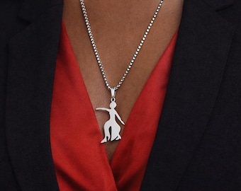 Collar Fortitude inspirado en Delta Sigma Theta, colgante Fortitude de plata, joyería DST, regalo de hermandad,