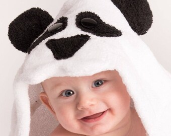 Panda Hooded Towel