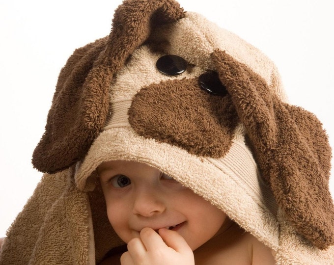 Dog Hooded Towel Etsy