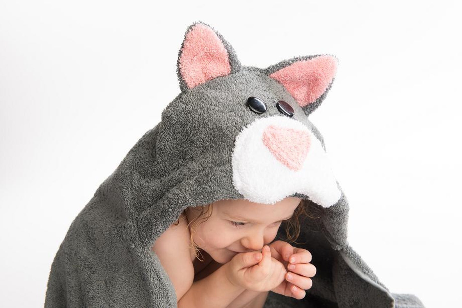 PERSONALIZED Cat Hooded Towel Etsy