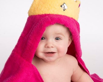 PERSONALIZED Princess Hooded Towel