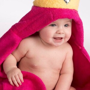 Princess Teddy Deluxe Hooded Towel