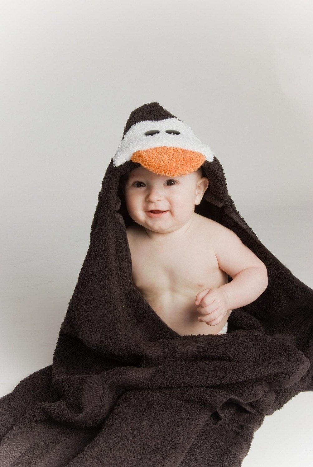 Penguin Hooded Towel