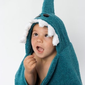 Shark Hooded Towel image 2